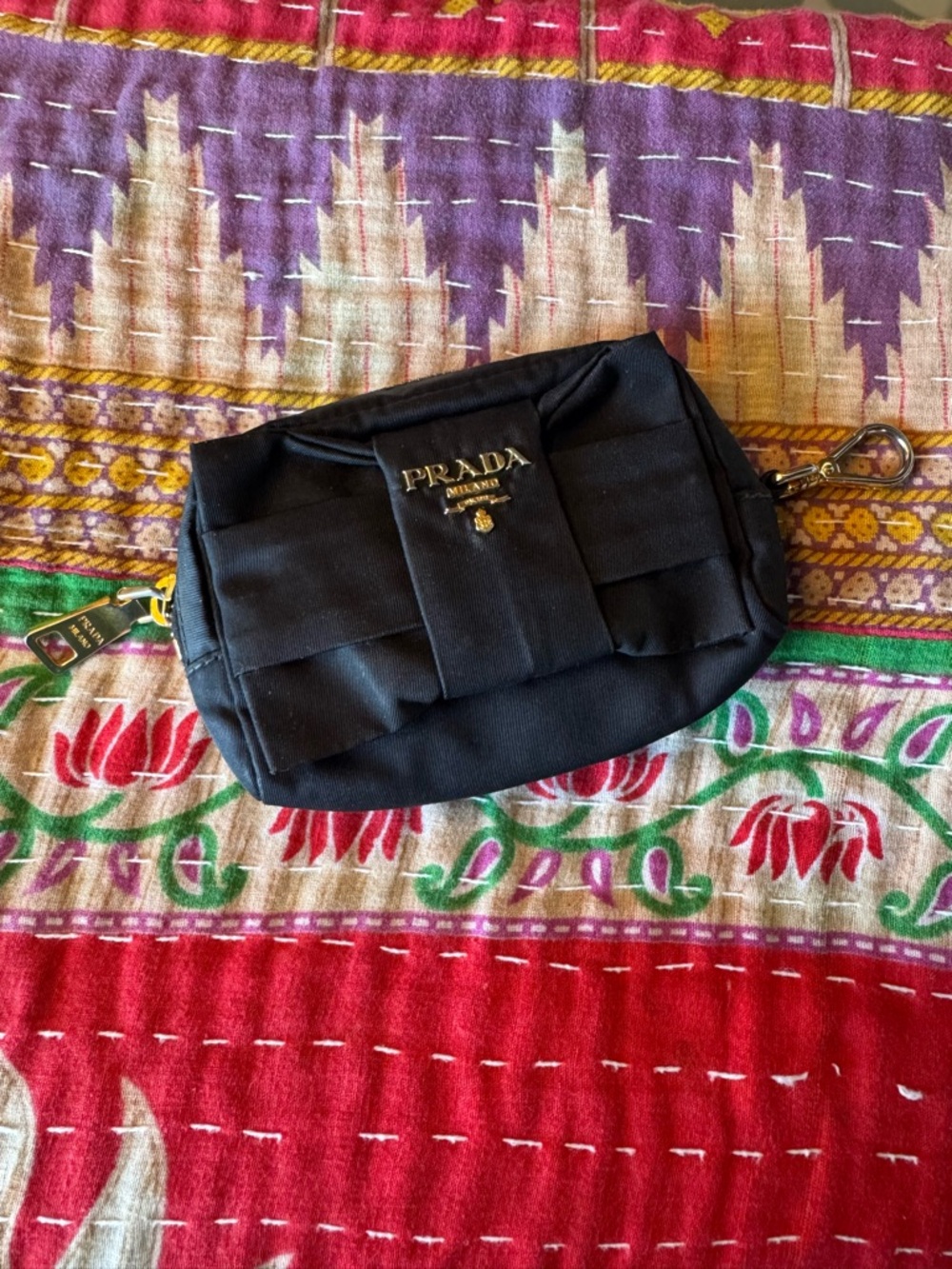 Prada Black Mini Bow Bag